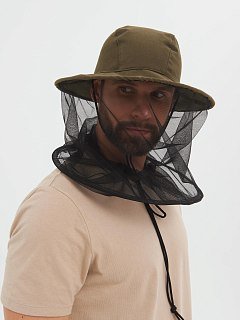 Панама-накомарник Huntsman Антигнус хаки смессовая - фото 17