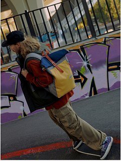 Рюкзак RoadLike RollTop желтый - фото 10