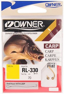 Крючки Owner с поводком RL-330 №10