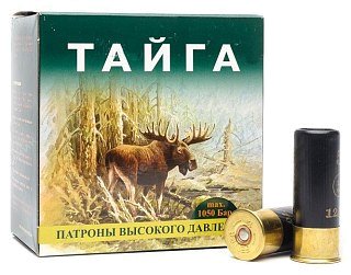 Патрон 12х70 Феттер 4 36г тайга полумагнум 1/25/250