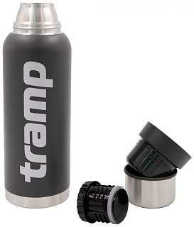 Термос Tramp 0,9л серый - фото 1