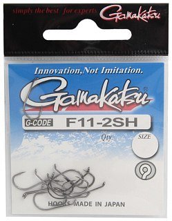 Крючок Gamakatsu NL F11-2SH black №8 - фото 2
