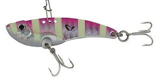 Блесна Цикада Savage Gear 3D Minnow Vib blade 4гр 3,5см pink zebra glow