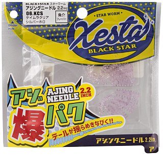 Приманка Xesta Black star worm ajing needle 2,2" 06.kcs