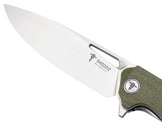 Нож SHOOZIZ XUN120-G складной D2 рукоять G10+3D - фото 7