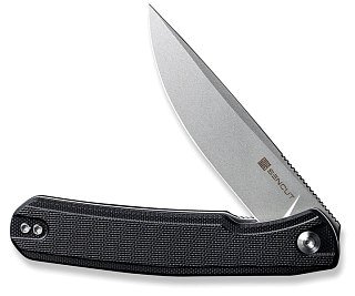 Нож Sencut Scitus Flipper Knife Black G10 Handle (3.47" Gray Stonewashed D2 Blad - фото 3