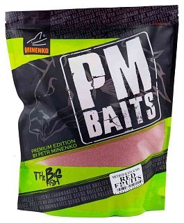 Прикормка MINENKO PMbaits MSM red fruits zip-lock 750гр Com