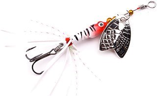 Блесна SPRO Larva Mayfly Spinner 5см 4гр redhead