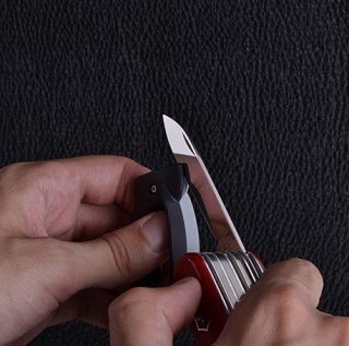 Точилка Victorinox Sharpy для перочинных ножей серая - фото 4