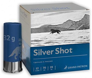 Патрон 12х70 Главпатрон Silver shot 6 био 32гр