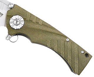 Нож SHOOZIZ HAN317-SB&GH складной DC53 рукоять G10+3D - фото 6