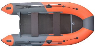 Лодка Boatsman BT330K надувная графитово-оранжевый - фото 3