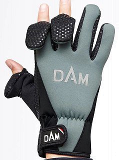 Перчатки DAM Neoprene Fighter Black/Grey - фото 2