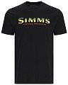Футболка Simms Logo T-Shirt Black - Neon
