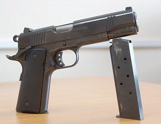 Пистолет Техкрим Кольт TK1911T 44TК черный оксид ОООП - фото 6