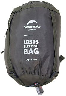 Спальник Naturehike U Series envelope army green U250 левый - фото 6