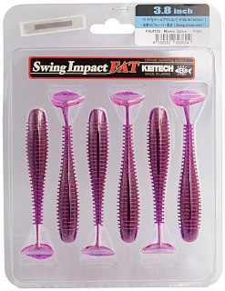 Приманка Keitech виброхвост Swing impact fat 3,8" PAL13 Mistic spice - фото 2