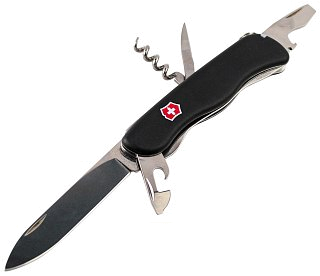 Нож Victorinox Picknicker 111мм 11 функций черный - фото 2