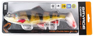 Приманка Savage Gear 4D line thru rattle trout 27,5см 228гр slow sinking perch - фото 1