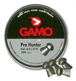 Пульки Gamo Pro Hunter 4,5мм 0.49г 250 шт