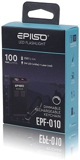Фонарь Epilso EPF-010 брелок металл/пластик, лазер - фото 10
