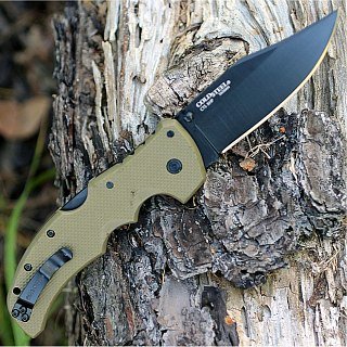 Нож Cold Steel Recon 1 Clip Green складной сталь CTS-XHP - фото 4