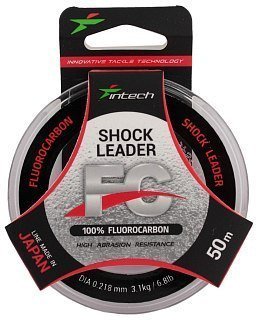 Леска Intech FC Shock Leader 50м 0.218мм 3.1кг 6.08lb - фото 1