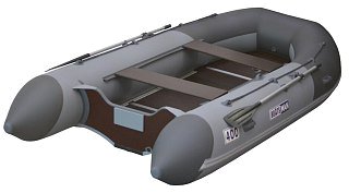 Лодка Boatsman BT400SK надувная серо-графитовый - фото 3
