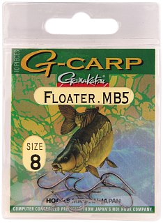 Крючок Gamakatsu G-Carp Floater MB black №8