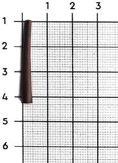 Конус Три Кита Хвостовик коричневый 40мм  - фото 3
