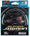 Шнур YGK X-Braid Super jigman X4 200м PE 2.0 30lb 5 colors
