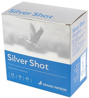Патрон 12х70 Главпатрон Silver shot 1 36гр - фото 3