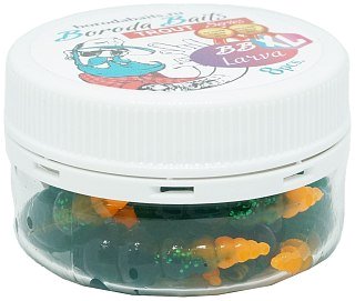 Приманка Boroda Baits Larva XL цв.изумрудный/оранжевый 8шт