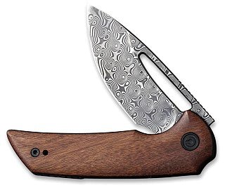 Нож Civivi Odium Flipper Knife Wood Handle (2.65" Damascus Blade) wood  - фото 2