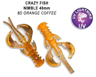 Приманка Crazy Fish Nimble 1,6" 49-40-8d-6
