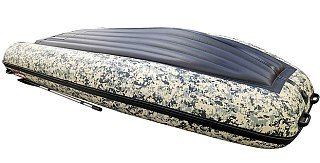 Лодка Хантер 390А НДНД зеленый пиксель - фото 5