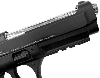 Пистолет Ekol ES P92 Blowback black 4,5мм металл - фото 3