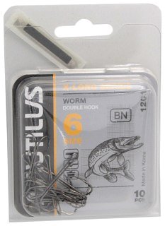 Крючок Nautilus Sting Double 3XL SSD 1201 №6 уп.10шт - фото 1