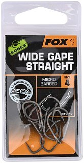 Крючки Fox EDGES Wide Gape Straight №4 - фото 1