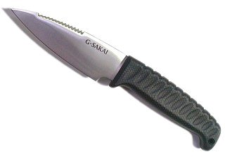 Нож G. Sakai Outdoor Cooking Knife сталь 440А рукоять кратон - фото 2