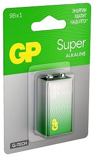 Батарейка GP 9V Alkaline 1604AA21-5CRSBC1 Super - фото 2