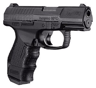Пистолет Umarex Walther Compact CP 99 черный пластик - фото 2