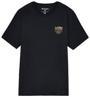 Футболка Simms Neon Draft T-Shirt Black  - фото 2