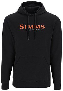 Толстовка Simms Logo Hoody Black  - фото 1