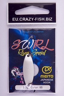 Блесна Crazy Fish Swirl №85 3.3гр - фото 4