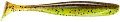 Приманка Keitech виброхвост Easy shiner 4" 401 green pumpkin chartreuse