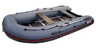 Лодка Хантер 390 серый - фото 2