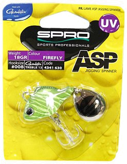 Тейл-спиннер SPRO ASP spinner UV firefly 18гр