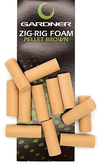 Пенка Gardner Zig rig foam pellet light brown