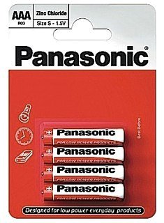 Батарейка Panasonic Zinc Carbon R03 AAA 1.5B уп.4шт